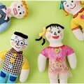 [아트랄라] 내가꾸미는인형만들기(4개)무지천인형/가족/친구/사람