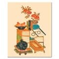 DIY 페인팅 책거리 석류병풍 PK08 (40x50)