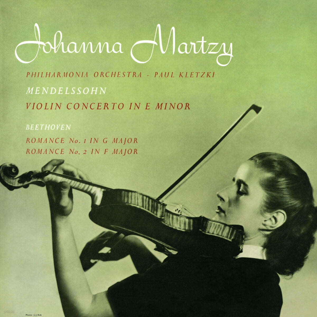 Johanna Martzy 멘델스존: 바이올린 협주곡 / 베토벤: 로망스 - 요한나 마르치 (Mendelssohn: Violin Concerto Op.64) [LP] 