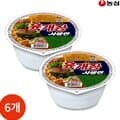 농심 육개장 사발면 86g x 6개
