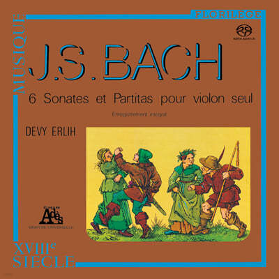 Devy Erlih 바흐: 무반주 바이올린을 위한 소나타와 파르티타 전곡집 BWV 1001-1006 - 드비 에를리히
