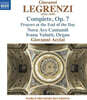 Giovanni Acciai 지오바니 레그렌치: 저녁 기도 (Giovanni Legrenzi: Compiete, Op. 7)
