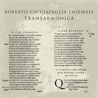 Roberto Cacciapaglia Ensemble (로베르토 카치아파글리아 앙상블) - Transarmonica [LP] 