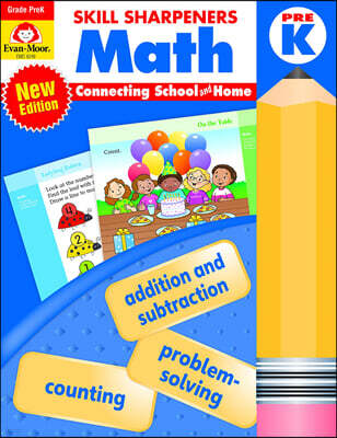 Skill Sharpeners: Math, Prek Workbook