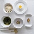 폴란드그릇 루비아나 화이트 식기 혼밥세트 5P
