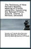 The Testimony of Nine Partners Monthly Meeting of Friends (America): Concerning Our Beloved Friend,