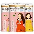 한예지 프리미엄 순수 4겹 화장지 25m 30롤x3팩