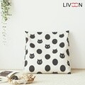 리브온(LIVOON) 컴피 캣 삼각 등쿠션_S