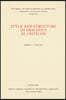 Style and Structure in Gracian's El Criticon
