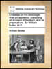 A Treatise on the Kinkcough. with an Appendix, Containing an Account of Hemlock, and Its Preparations. by William Butter, M.D. ...