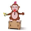 오토마타 목재 입체퍼즐 - 영공방 춤추는 헬로몽키