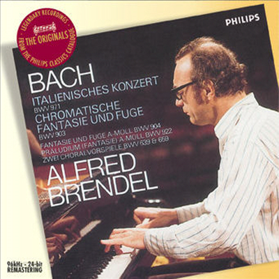 바흐 : 이탈리아 협주곡, 반음계 환상곡과 푸가 (Bach : Italian Concerto, Chromatic Fantasy and Fugue)(CD) - Alfred Brendel