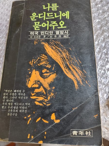 나를 운디드니에 묻어다오 초판