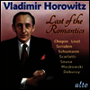 호로비츠가 연주하는 낭만적인 피아노 선율 (Vladimir Horowitz - Last of the Romantics)(CD) - Vladimir Horowitz