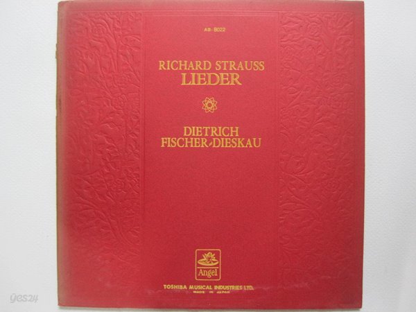 LP(수입) 슈트라우스: Richard Strauss Lieder - 피셔 디스카우 / 제럴드 무어