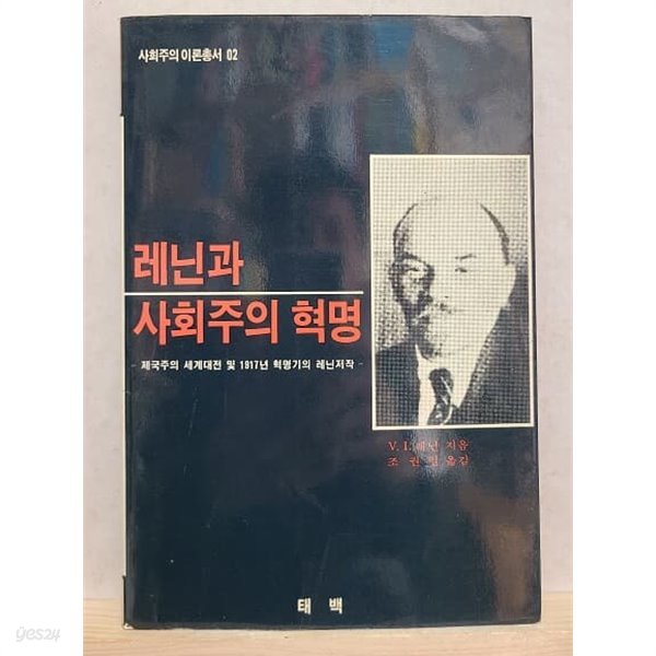 레닌과 사회주의 혁명 - 사회주의이론총서 02