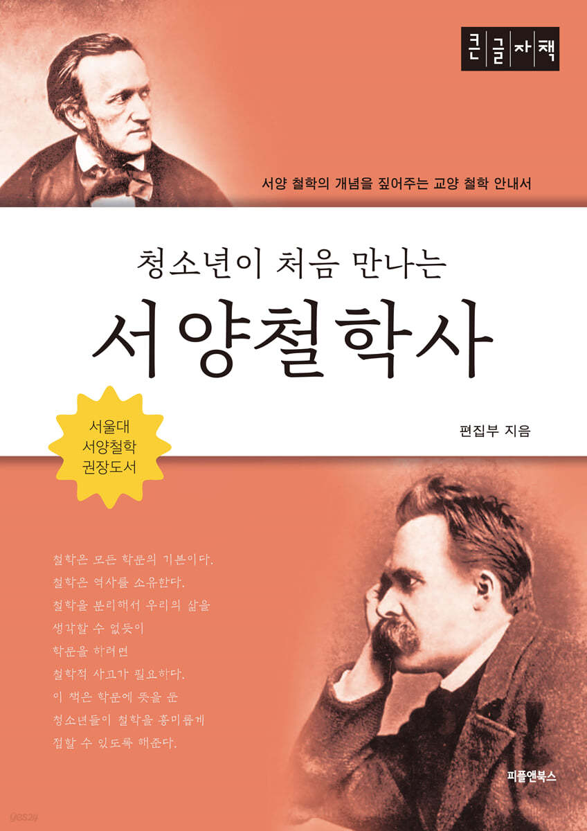 청소년이 처음 만나는 서양 철학사 (큰글자책)