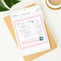 [만년형] 브라이트 4개월 플래너 굿노트 아이패드 속지