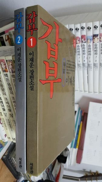 소설 갑부 1~2 세트 (전2권)/ 이재운/ 서운관/ 1996년판