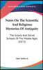 Notes On The Scientific And Religious Mysteries Of Antiquity: The Gnosis And Secret Schools Of The Middle Ages (1872)