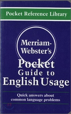 Merriam-Webster&#39;s Pocket Guide to English Usage