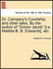 Dr. Campany's Courtship; And Other Tales. by the Author of Doctor Jacob [I.E. Matilda B. B. Edwards], Etc.