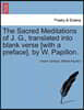 The Sacred Meditations of J. G., Translated Into Blank Verse [With a Preface], by W. Papillon.
