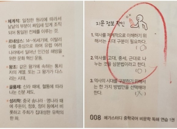 메가스터디 중학국어 비문학 독해연습 1 도서 리뷰 : 메가스터디 중학국어 비문학 독해연습 1로 비문학독해 시작하기!! | Yes24  블로그