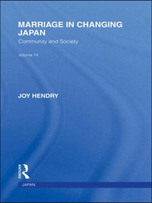 Marriage in Changing Japan