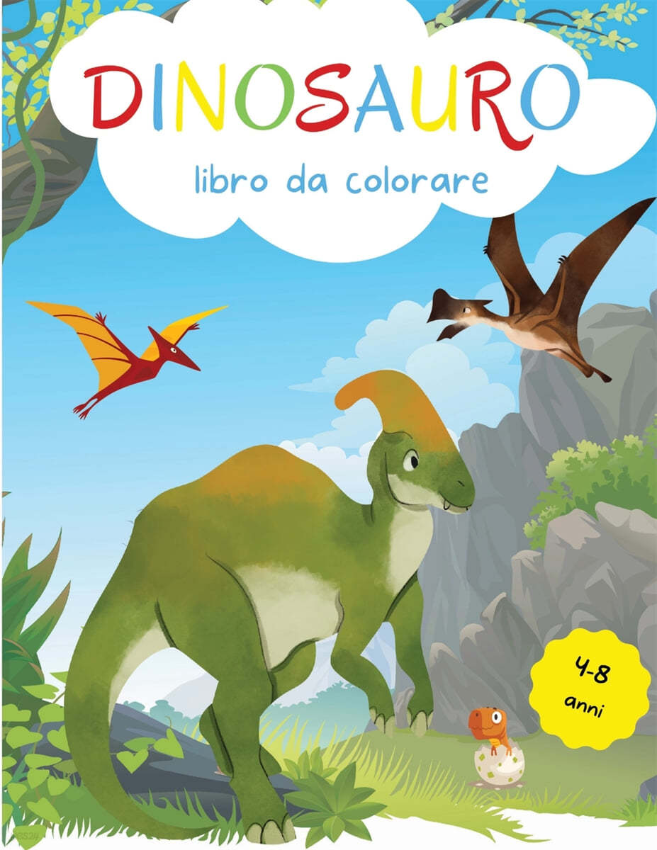 Dinosauri Libro Da Colorare Per Bambini