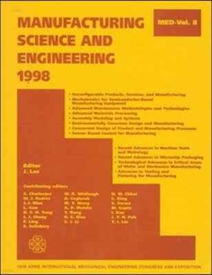 Manufacturing Science and Engineering - 1998