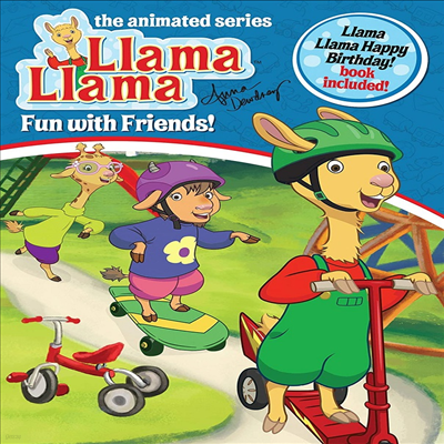 Llama Llama: Fun With Friends (with Happy BDay Llama Llama Book) ( :   )(ڵ1)(ѱ۹ڸ)(DVD)