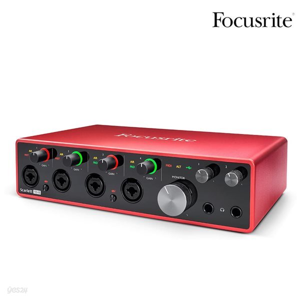 [Focusrite] 포커스라이트 Scarlett 18i8 오디오인터페이스 스칼렛 18i8 USB 3세대 홈레코딩장비