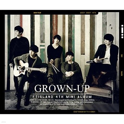 [중고CD] 에프티 아일랜드 (FT Island) / Grown-Up (4th Mini Album)