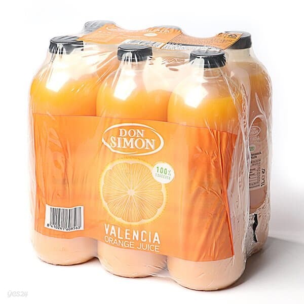 [글로벌푸드][코스트코]돈 시몬 발렌시아 착즙 주스 오렌지 100%  1L x 6개
