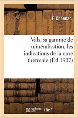 Vals, sa gamme de minéralisation, les indications de la cure thermale