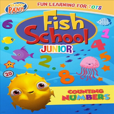 Fish School Junior: Counting Numbers (ǽ  ִϾ) (2021)(ڵ1)(ѱ۹ڸ)(DVD)
