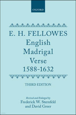 English Madrigal Verse 1588-1632