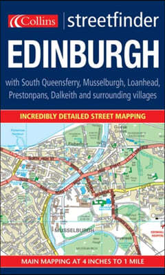 Edinburgh Colour Streetfinder Map