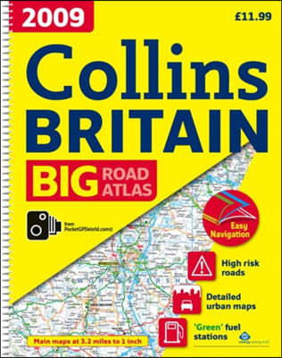 2009 Collins Big Road Atlas Britain