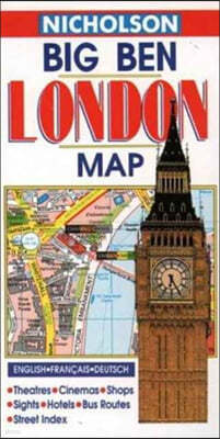 Nicholson London Big Ben Map