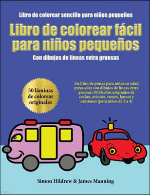 Libro de colorear sencillo para ninos pequenos