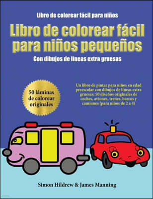 Libro de colorear facil para ninos