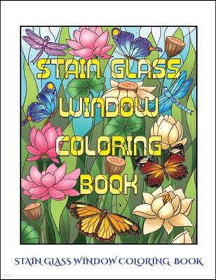 Stain Glass Window Coloring Book