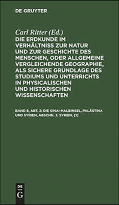 Die Sinai-Halbinsel, Palästina und Syrien, Abschn. 3. Syrien, [1]