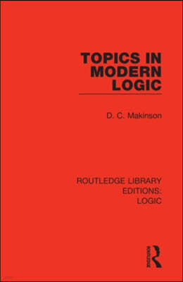 Topics in Modern Logic