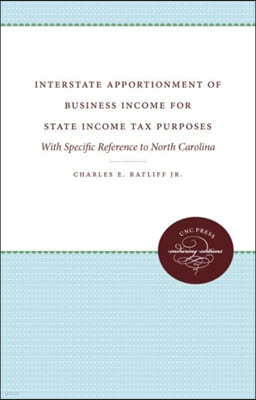 Interstate Apportionment of Business Income for State Income Tax Purposes