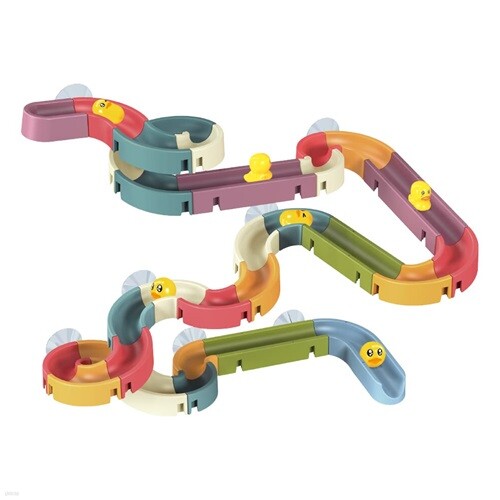 레츠토이 워터슬라이드 66pcs 레일 장난감 유아 목욕놀이 물놀이