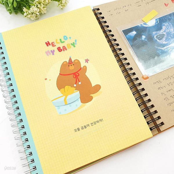 안녕 구미곰돌이 초음파앨범(임신다이어리)