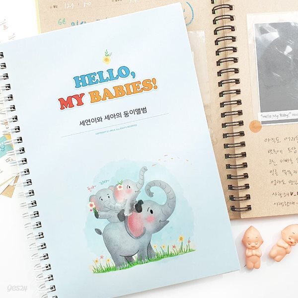 끼리둥이 초음파앨범(임신다이어리)